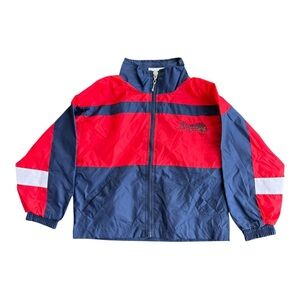 VTG ‘90s Atlanta Braves Mighty Mac “Rookie” Windbreaker Jacket Toddler Size: 4T